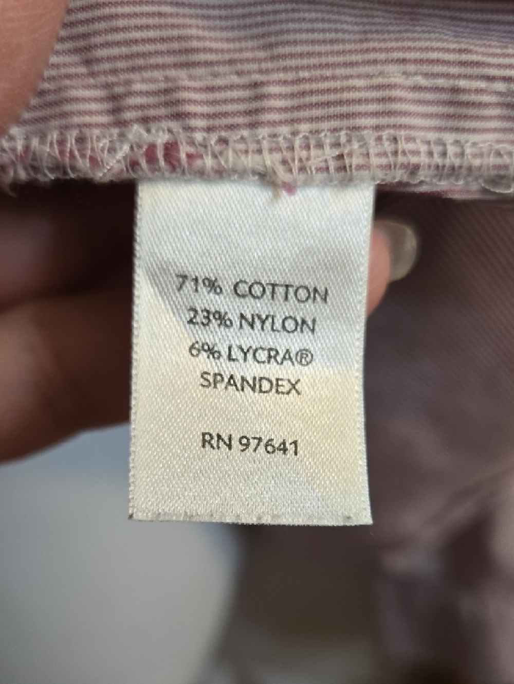 J. Jill Pale Pink Striped Women's Button-Down Shirt - Picture 5 of 5